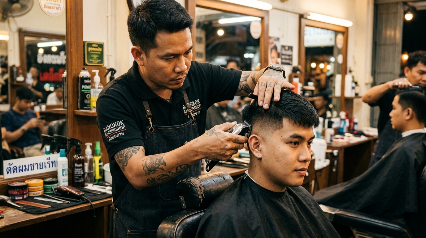 Mid fade in action