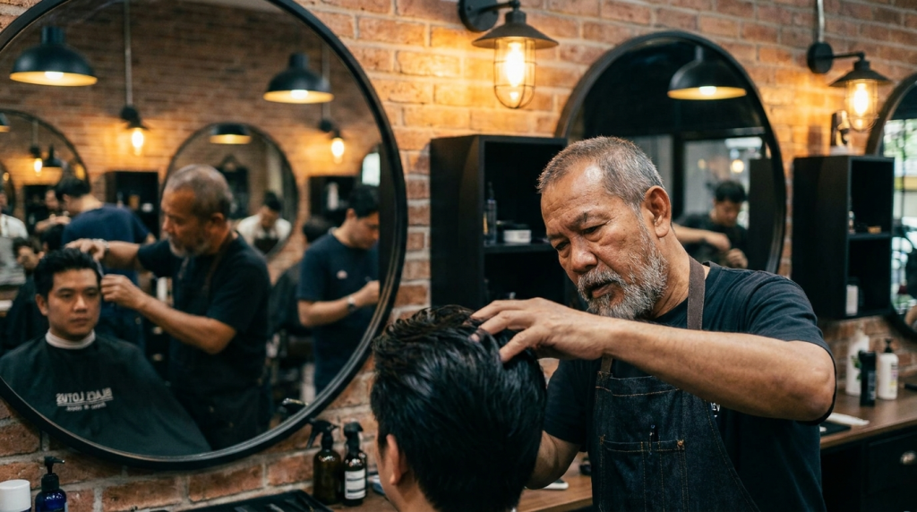 premium Bangkok barbershop