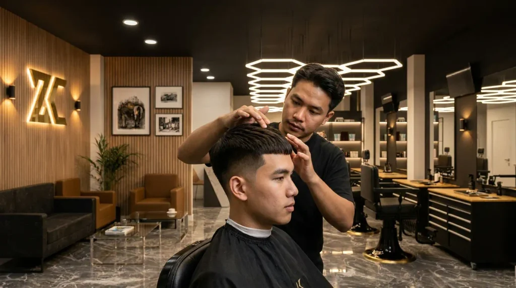 Caesar cut